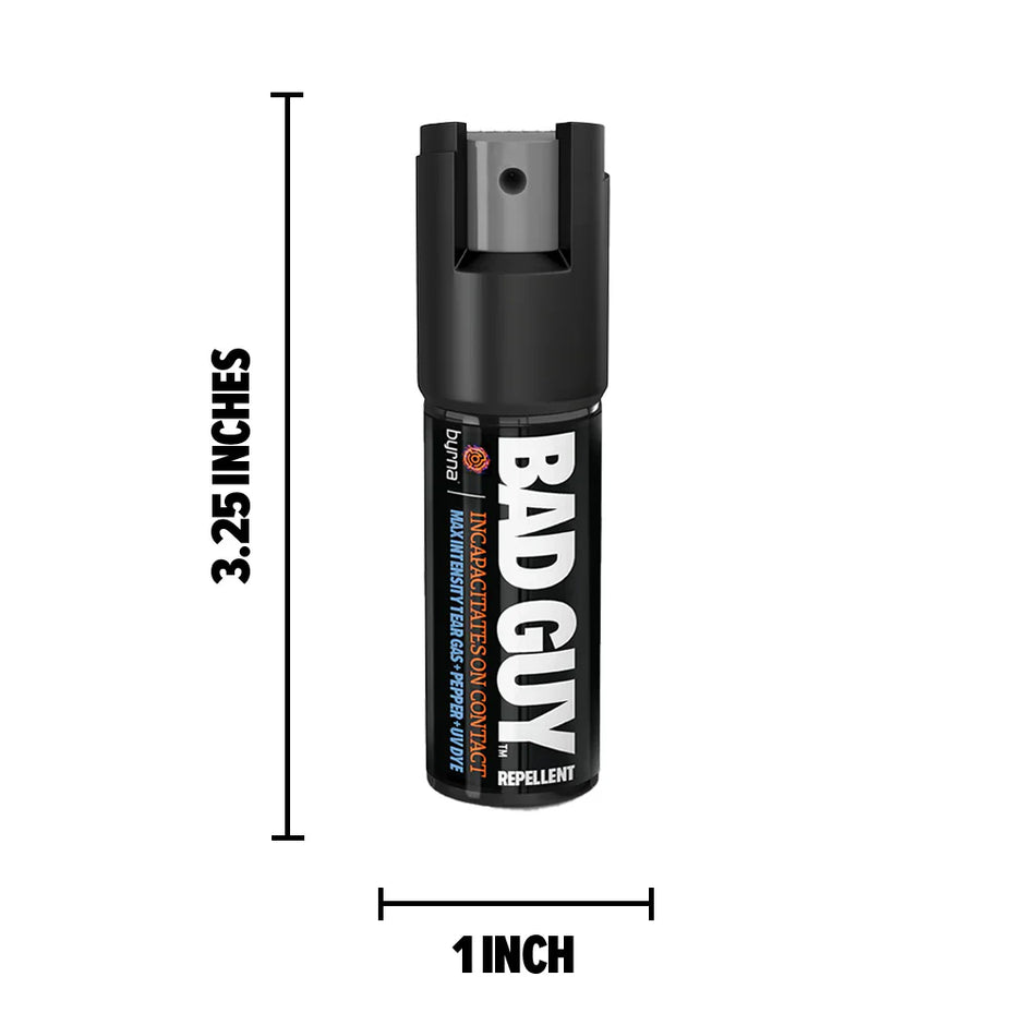 REPELENTE BAD GUY - SPRAY PIMIENTA + CS + UV 0.5 OZ (PAQUETE DE 2)