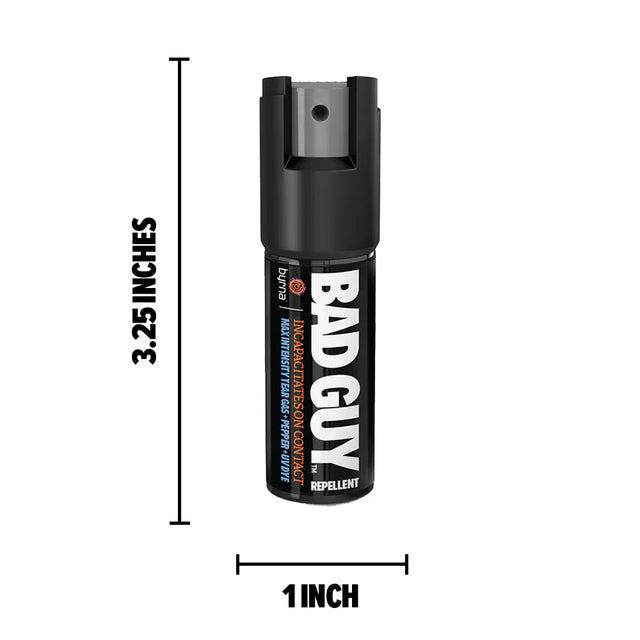 REPELENTE BAD GUY - SPRAY PIMIENTA + CS + UV 0.5 OZ (PAQUETE DE 2)